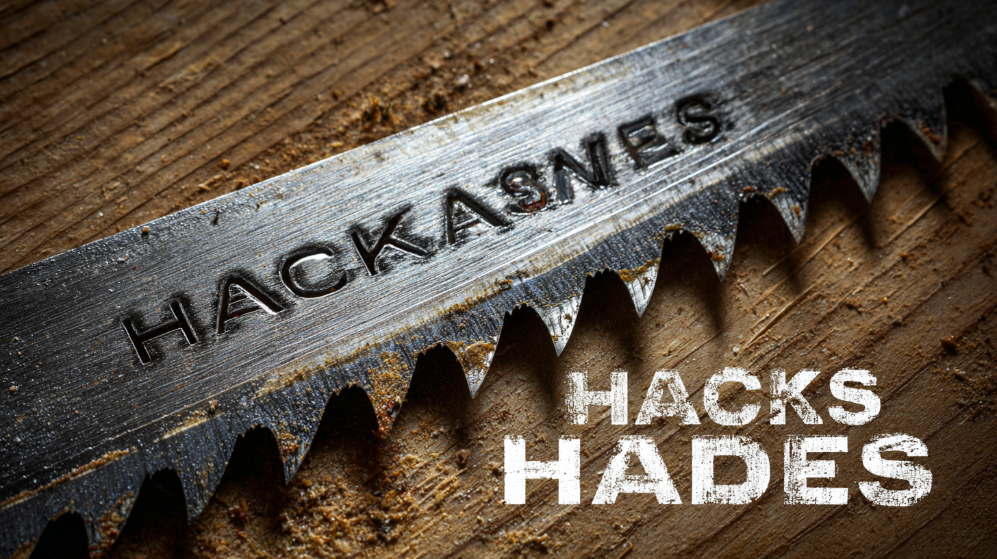 Top Strategies for Choosing the Best 6 Inch Hacksaw Blades for Your Projects