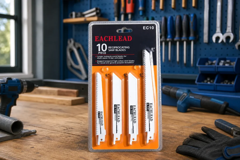 bulk sawzall blades concept illustration (not a product photo)