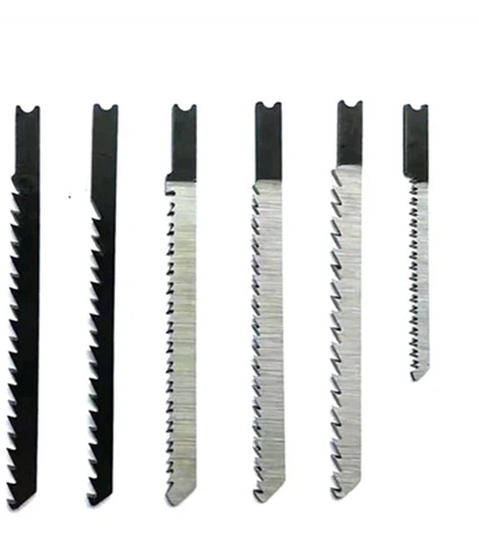 Jigsaw blade tooth and body details for drawing-markup review