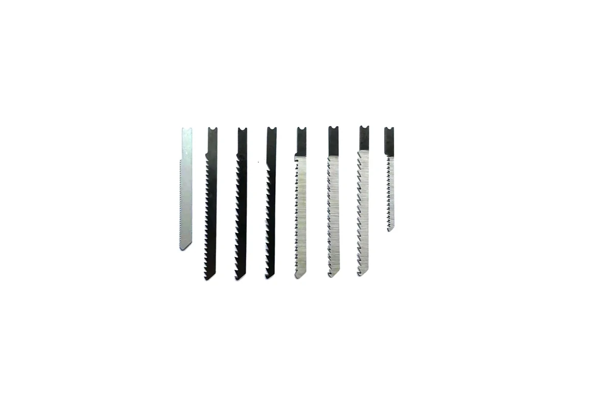 Jigsaw blade tooth area for trial-record comparison
