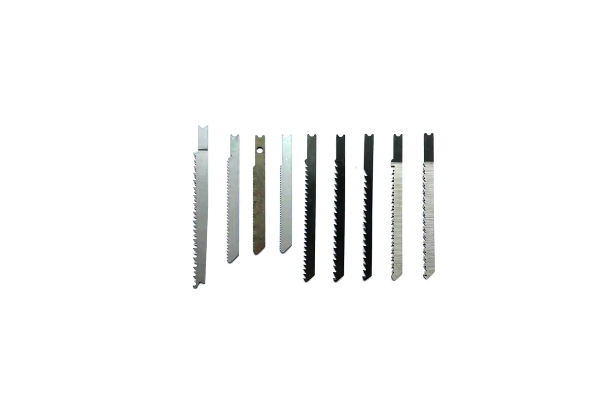 Jigsaw blade group for half-bore RFQ evidence review