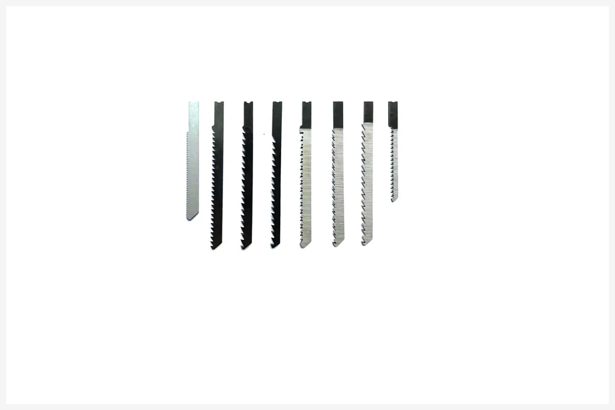 Jigsaw blade group for distributor release record