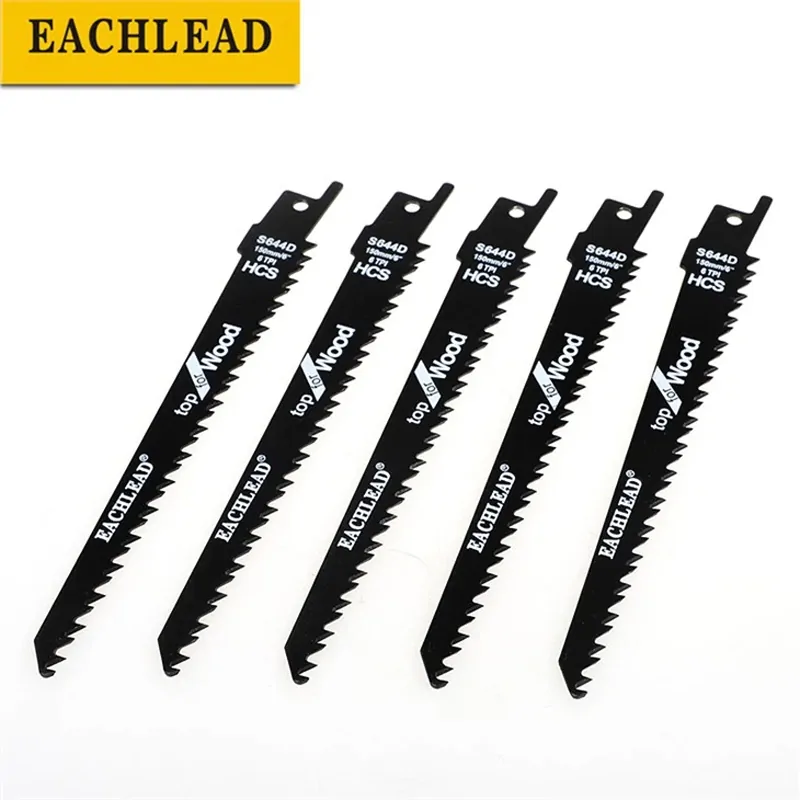 EACHLEAD S644D 6 TPI HCS reciprocating saw blades for wood