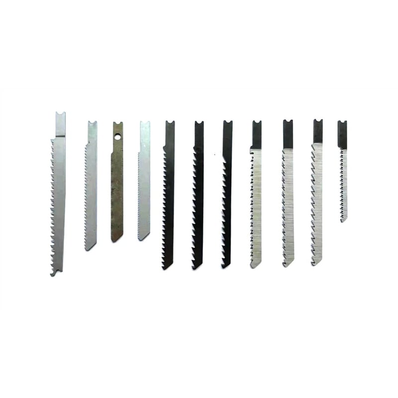 U-shank reverse-tooth jigsaw blade with classic clamp profile